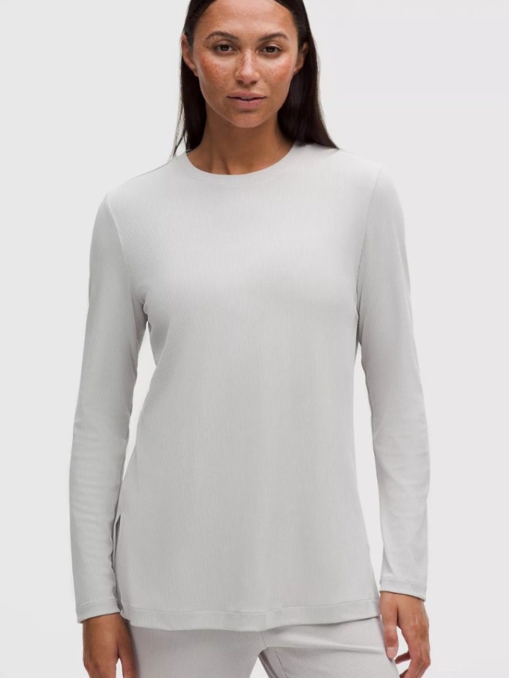 Lululemon Ribbed Drapey Softstreme Long-Sleeve Tunic